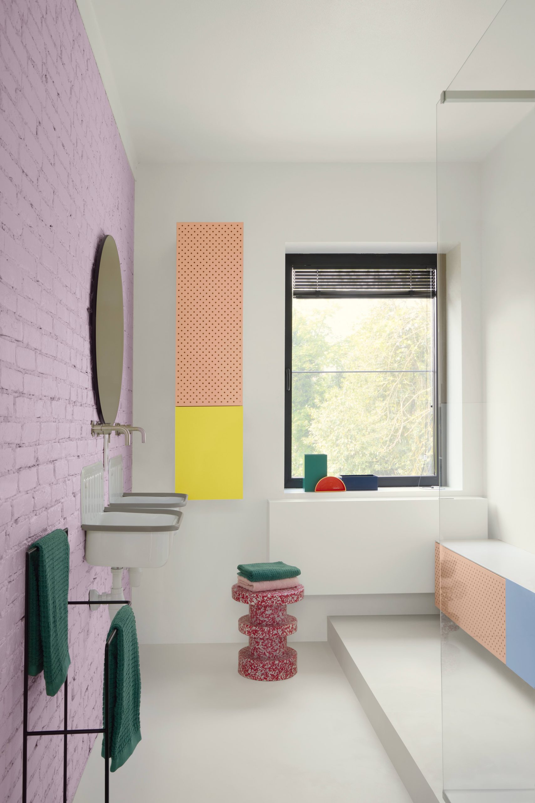 pink - present - badkamer