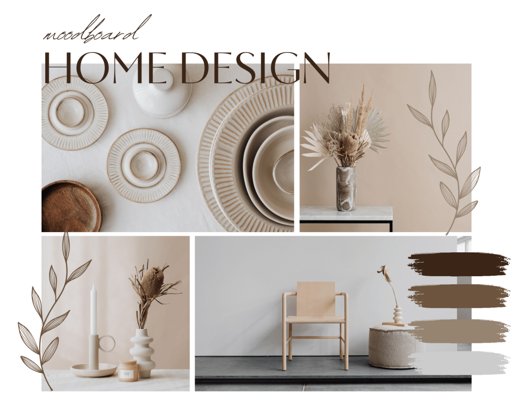 Canva moodboard interieur