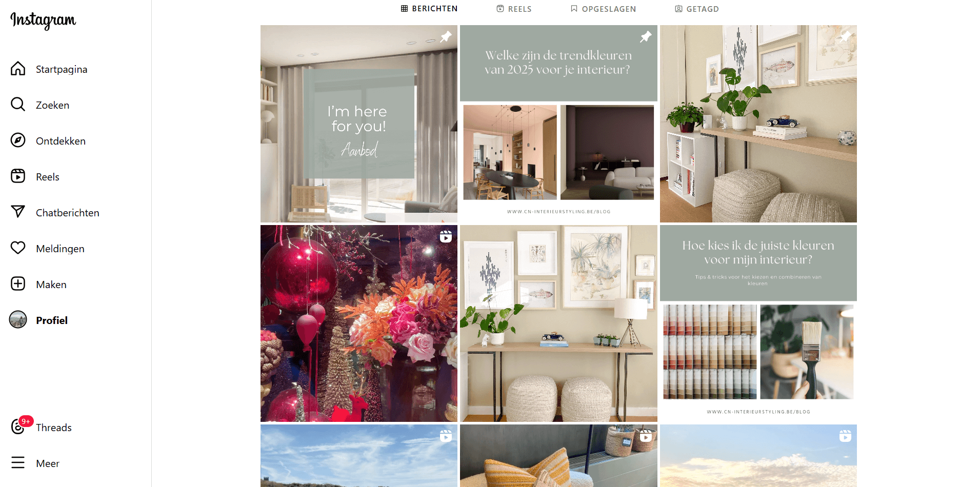 Instagram afbeelding interieur